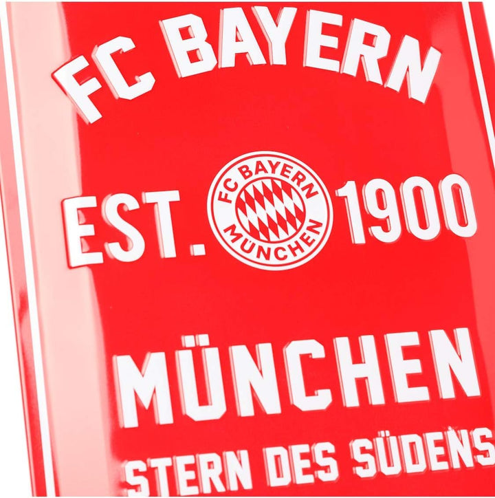 FC Bayern München Metallschild 2er Set