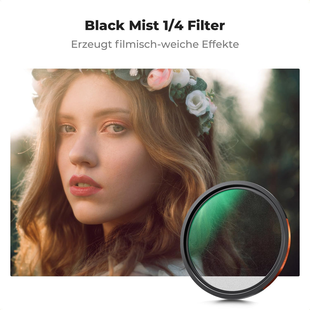 K&F CONCEPT Magnetic Filter Set 52mm Magnetisches Schnellwechsel System Quick Swap System Polfilter(