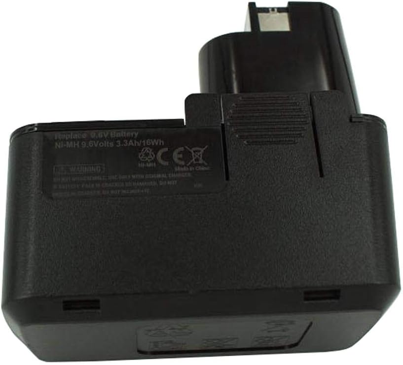 9,60V 3000mAh NiMH Kompatibler Ersatz Werkzeug Akku für Bosch GBM 9.6VES-1, GBM 9.6VES-2, GBM 9.6VES