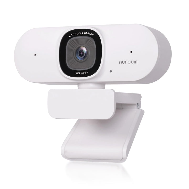 Nuroum V15-AF 2K Webcam mit Autofokus, 1080P 60fps PC Kamera mit Mikrofon, 75°Weitwinkel/Rauschunter