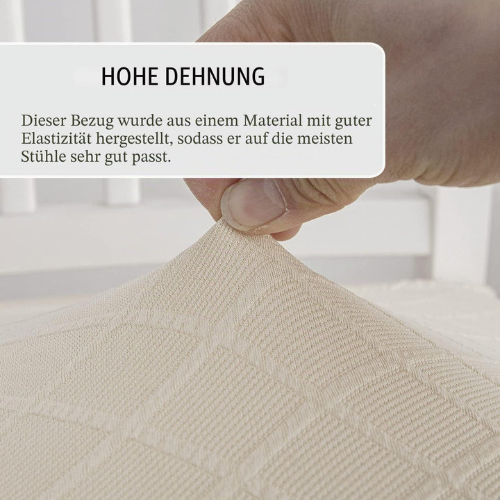 JUNZHE Muschelstuhlhussen Retro-Stuhlhussen Stretch Spandex Druck Lounge Eckstuhl Schutz für Esszimm