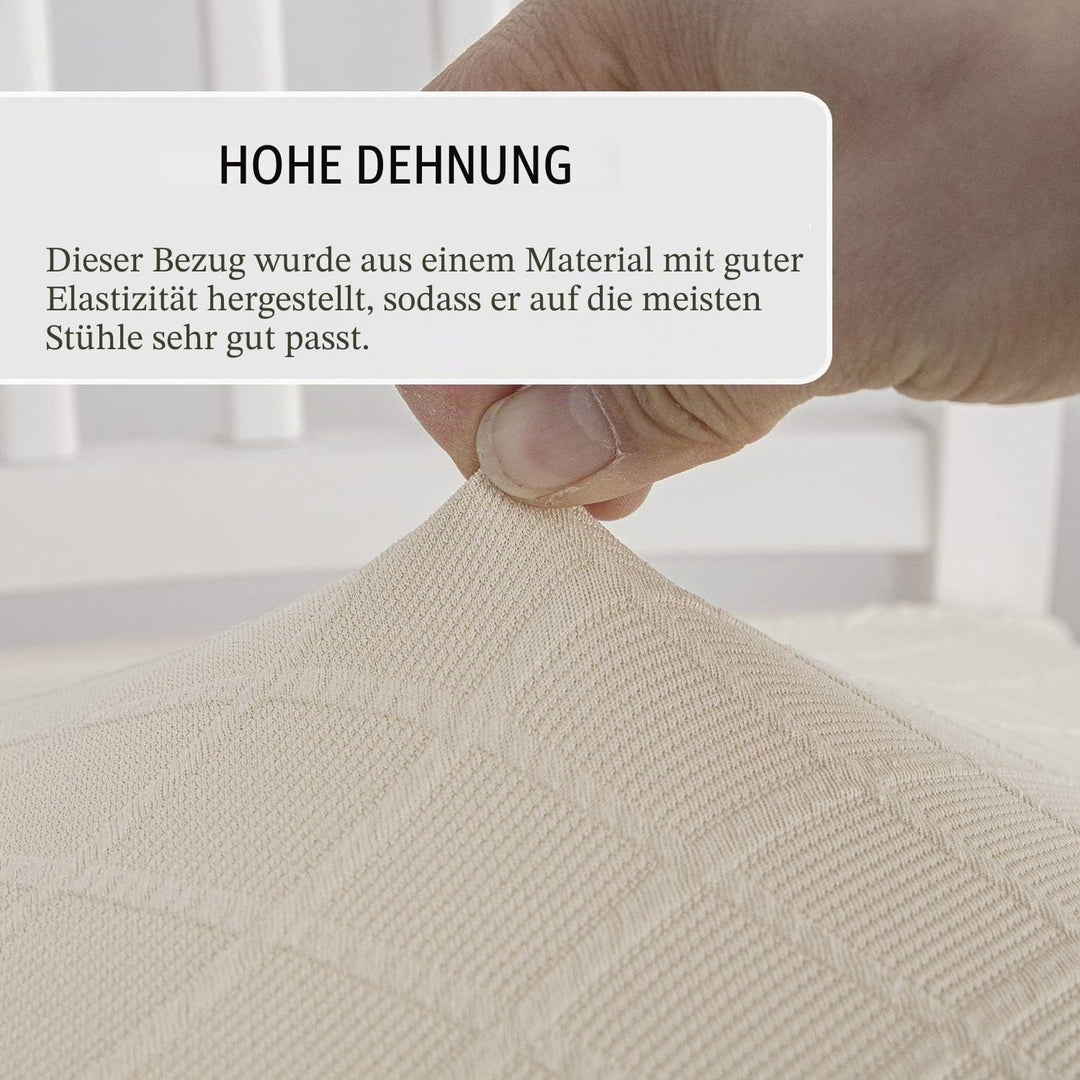 Shell Stuhlhussen, 6er Set Strech Hohen Zurück Stuhlhussen, Abnehmbarer Waschbarer Stühle Schutz, De