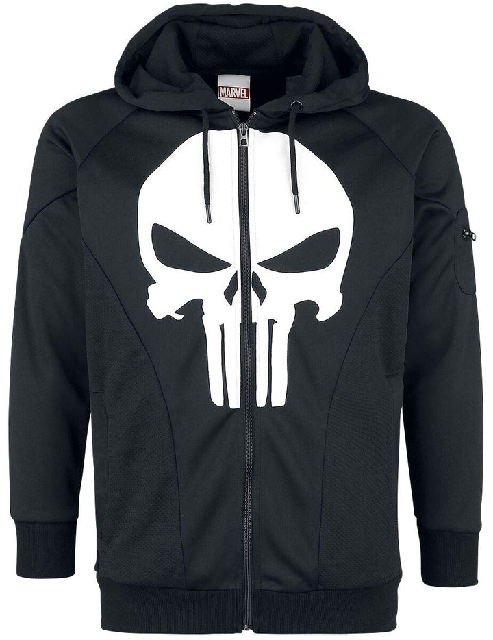 Punisher Kapuzen Jacke Skull Logo Marvel schwarz - S