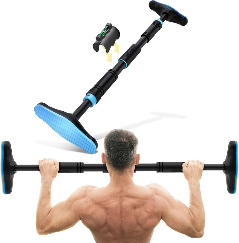 NEOLYMP Klimmzugstange Türrahmen ohne Schrauben mit Pull up Bar E-Book - Klimmzugstange verstellbar