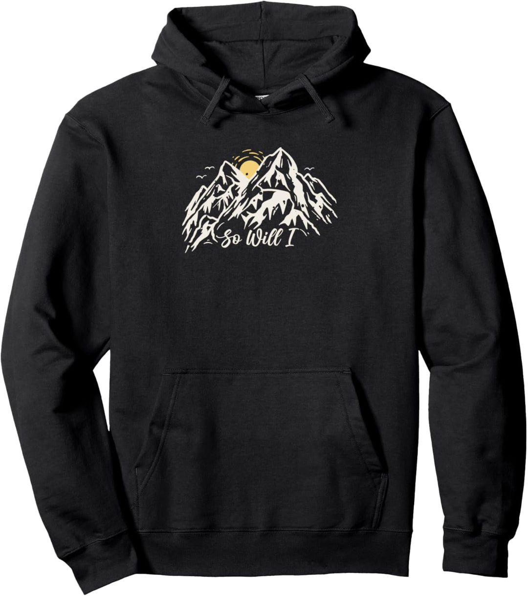 Aesthetic Christian Mountains Vintage Aesthetic Lover Fan Pullover Hoodie