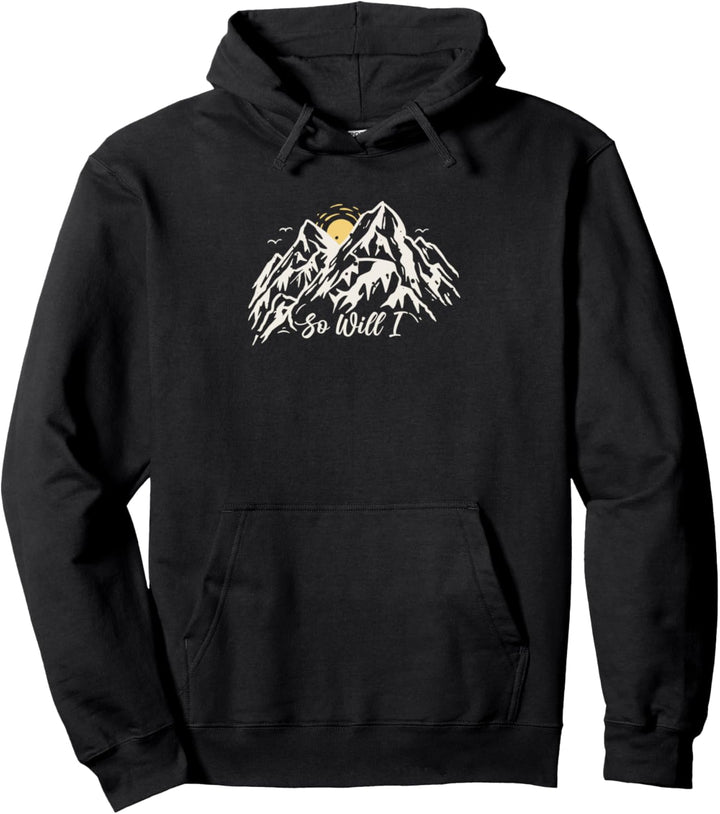 Aesthetic Christian Mountains Vintage Aesthetic Lover Fan Pullover Hoodie