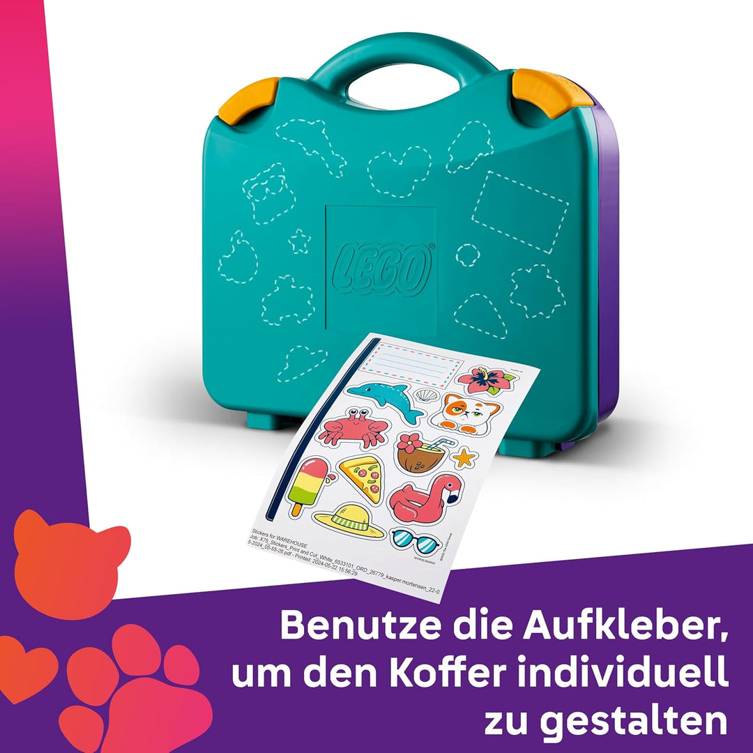 LEGO Friends Kreativer Reisekoffer - Kreatives Spielzeug für Rollenspiele - Geschenk für Mädchen ab