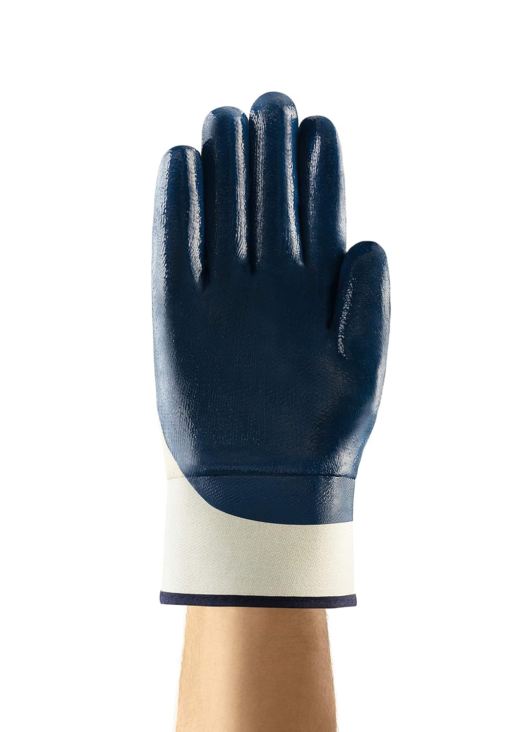 Ansell Oceanic 48-913 Öl abweisende Handschuhe, Mechanikschutz, Blau, Grösse 10 (12 Paar pro Beutel)