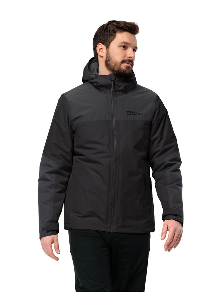 Jack Wolfskin Herren Jasper Ins Jkt M Jacket (1er Pack) 3XL Schwarz, 3XL Schwarz