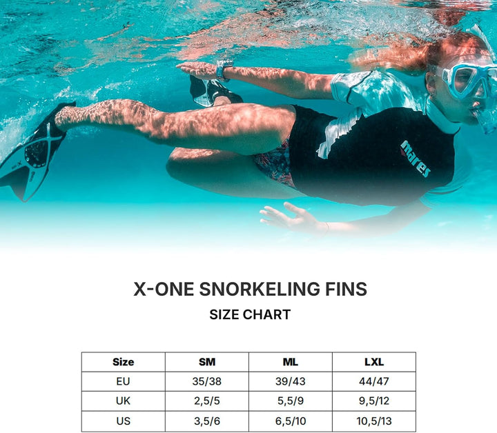 Mares Erwachsene Tauchset Set X-ONE MAREA L-XL Weiss, L-XL Weiss