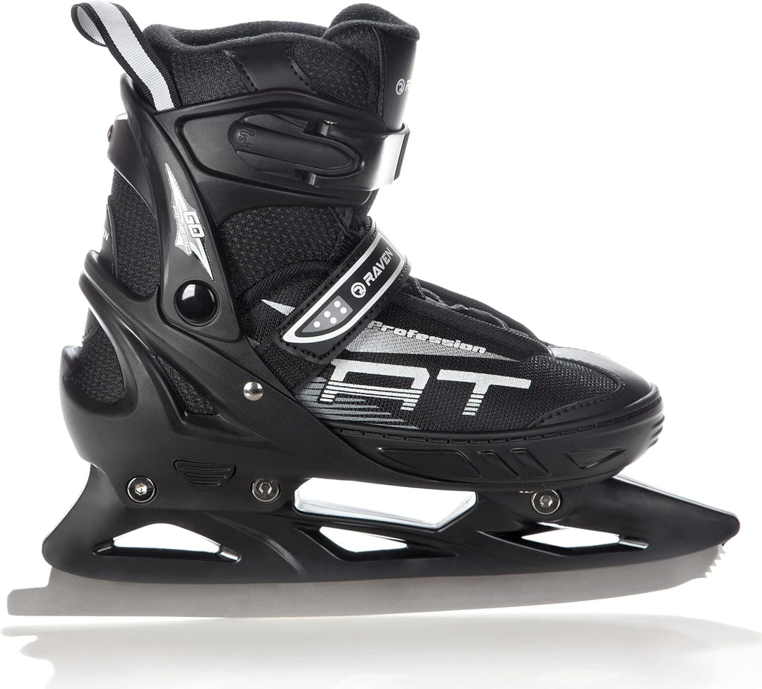 4in1 Inlineskates/Triskates/Rollschuhe/Schlittschuhe Raven Profession Schwarz 31-35(20,5cm-22,5cm),
