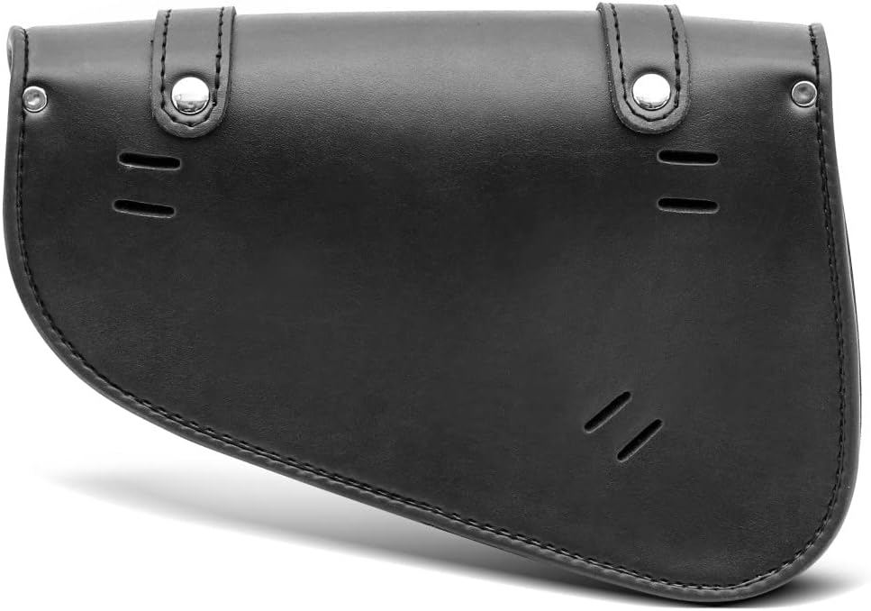 BS-Motoparts Satteltasche für Hyosung Aquila GV 125 Arizona Schwarz Links
