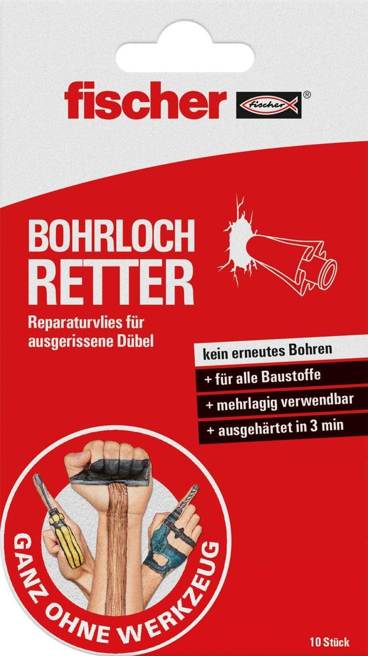 fischer RED-BOX DUOPOWER + Schrauben, Sortimentbox, 280-teilig & DUOPOWER Dübel in verschiedenen Grö