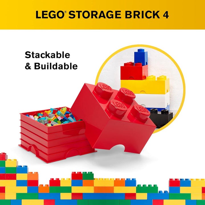 LEGO Storage Brick 4 Medium Red