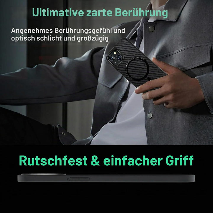 ONES Magnetisch für iPhone 13/14 Ultradünne Hülle, Kompatibel mit MagSafe, Fallschutz in Militärqual