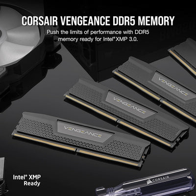 Corsair VENGEANCE DDR5 RAM 32GB (2x16GB) 6200MHz CL36 Intel XMP iCUE Kompatibel Computer Speicher -