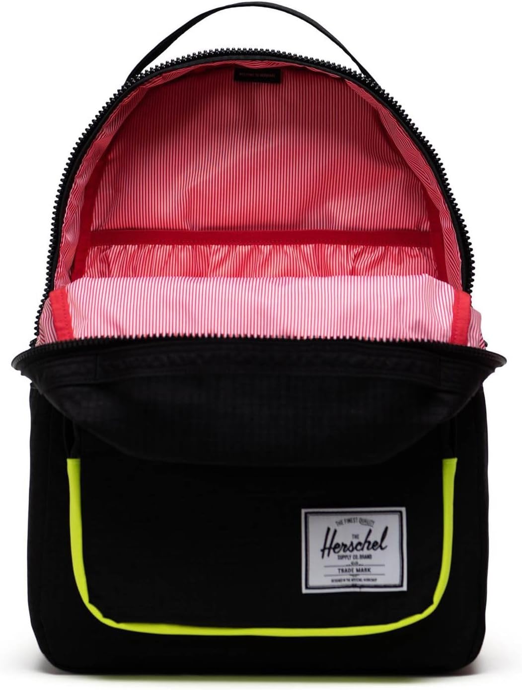 Herschel Unisex Miller Rucksack Einheitsgrösse Black Enzyme Ripstop/Black/Safety Yellow, Einheitsgr&