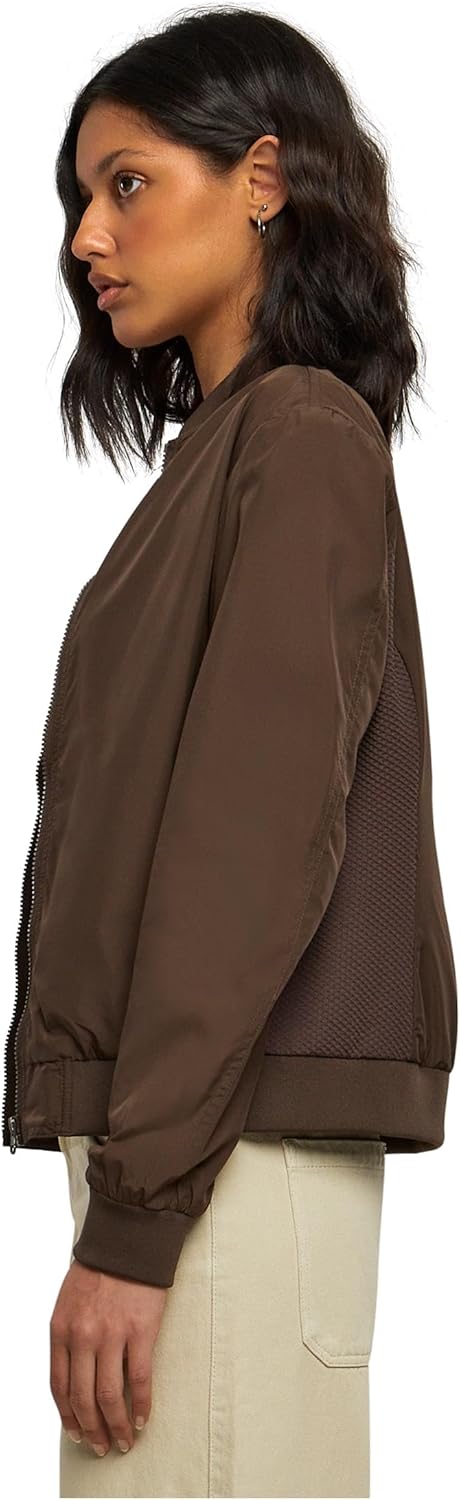 Urban Classics Damen Ladies Light Bomber Jacket XL Brown, XL Brown