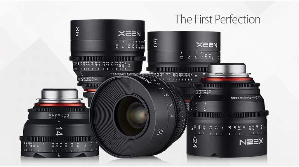 XEEN Cinema 24mm T1,5 Nikon F Vollformat Objektiv MF Cine Video Lens für hohe Auflösungen mit Follow
