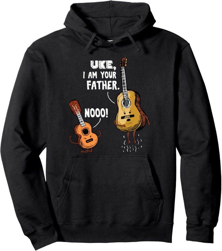 Ukulele Gitarre Geschenk für Gitarristen und Musiker Pullover Hoodie