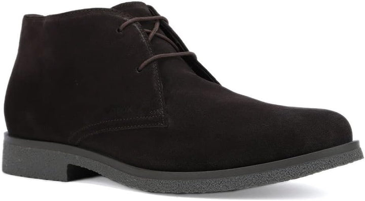 Geox UOMO CLAUDIO A Herren Derby Schnürhalbschuhe 42 EU Dk Coffee, 42 EU Dk Coffee