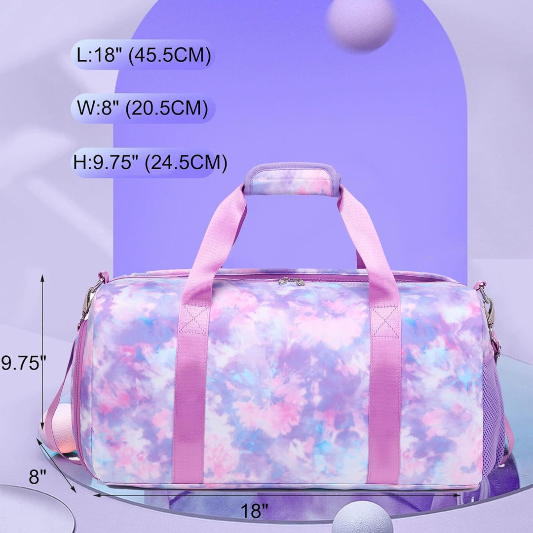 Kleine Sporttasche Kinder Schwimmtasche Kinder Rucksackfunktion Kinderreisetasche Sporttasche mit Sc