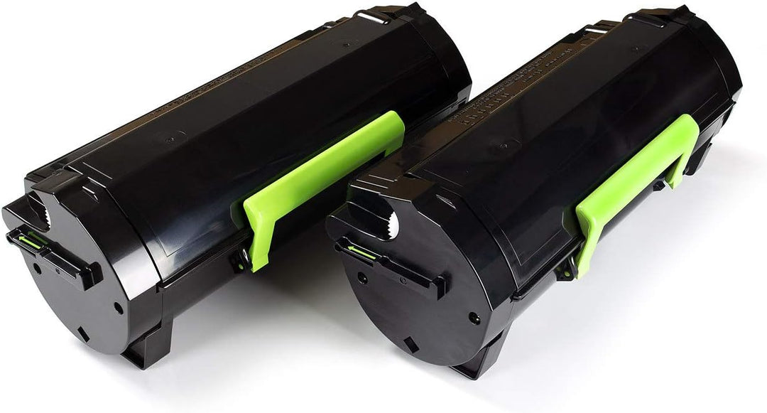 Green2Print Toner Doppelpack, 2 Kartuschen 2X 5000 Seiten ersetzt Lexmark 50F0HA0, 502HA, 50F2H00, 5