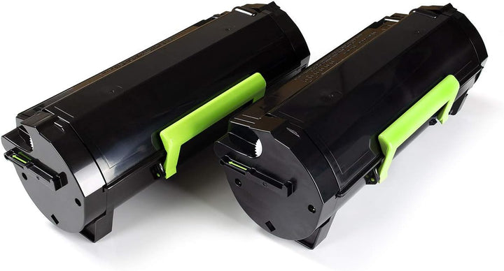 Green2Print Toner Doppelpack, 2 Kartuschen 2X 5000 Seiten ersetzt Lexmark 50F0HA0, 502HA, 50F2H00, 5