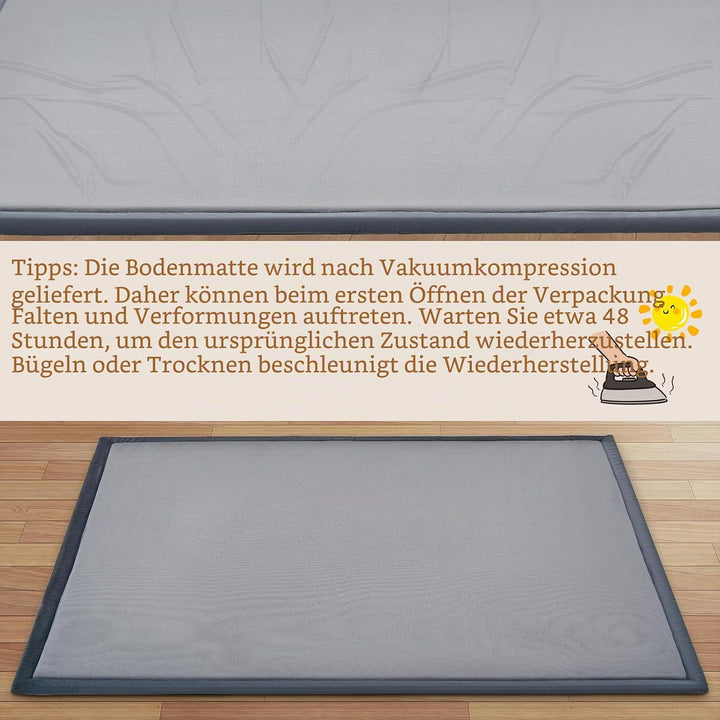 SUNYRISY Krabbelmatte Baby Spielmatte, 3.5cm Dicke Kinderzimmer Spielteppich Kinder Teppich für Mädc