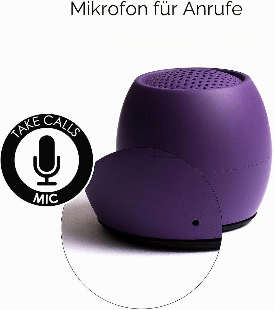 Boompods Zero Mini Bluetooth Lautsprecher - tragbarer Outdoor Lautsprecher, IPX6 Wasserschutz & 5 St