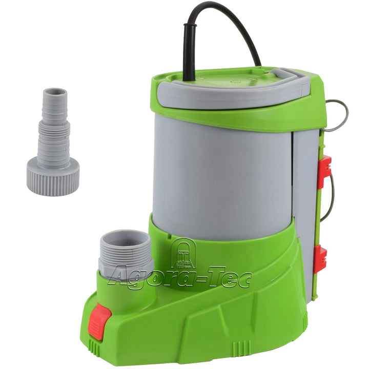 Agora-Tec AT-Tauchpumpe clear water 250W-vario-control (flachsaugend auf 1 mm) stufenlos einstellbar