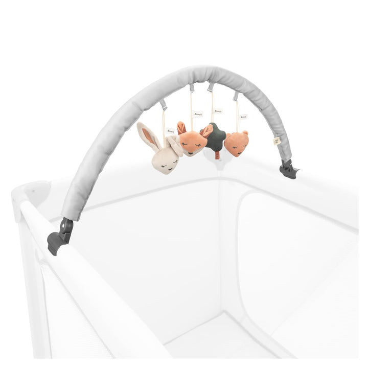 hauck Baby Spielbogen für Reisebetten, Waldtiere - Kompatibel mit Dream N Play Plus, Sleep N Play Go