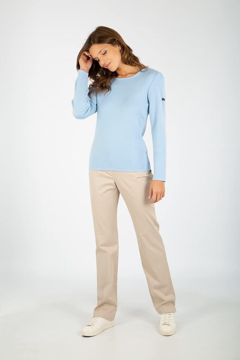 Armor Lux Damen Pontivy Pullover 34 Nuage, 34 Nuage
