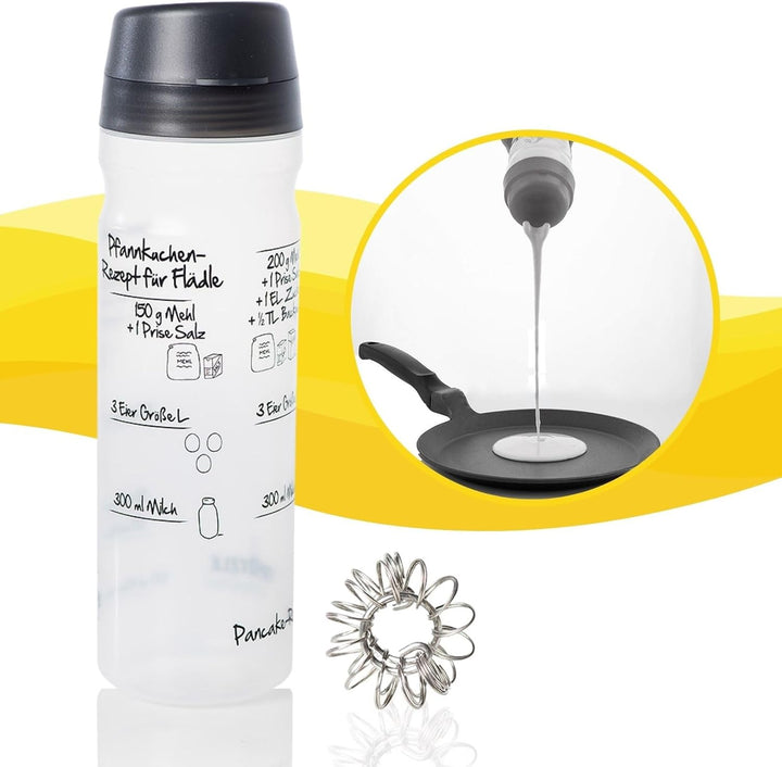 Shaker-Set Duo (ANTHRAZIT) mit 875ml-Pfannkuchen-Shaker + 4-Portionen-Spätzle-Shaker