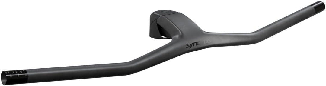 Syncros Fraser iC SL WC Carbon MTB Fahrrad Lenker Vorbau Einheit 740mm / -30° matt schwarz 80mm, 80m
