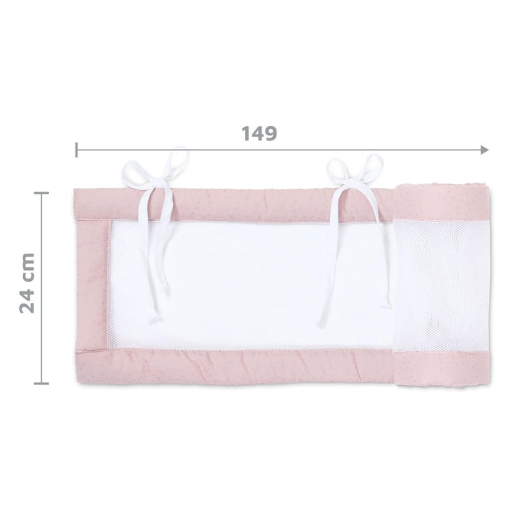 babybay Nestchen Mesh Royal/Bettumrandung für Beistellbett/Stossschutz für Baby Bett, passend für Mo