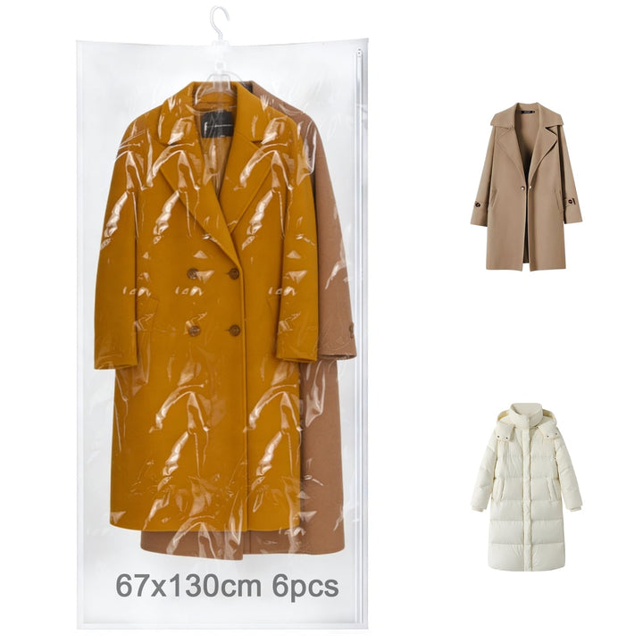 Hängend Vakuumbeutel für Kleidung Haken 6 Stück (130 x 67 cm) Vacuum Bags for Clothing Platz Vakuumb