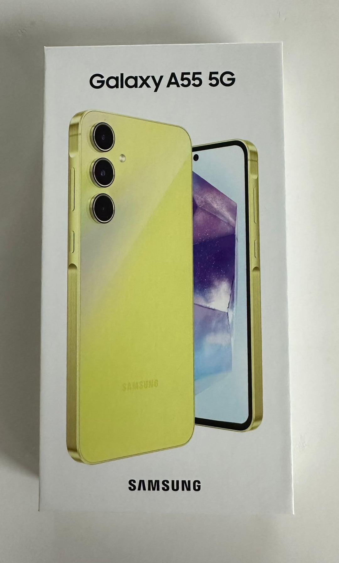 SAMSUNG Galaxy A55 5G Smartphone 128 GB Limette, Black