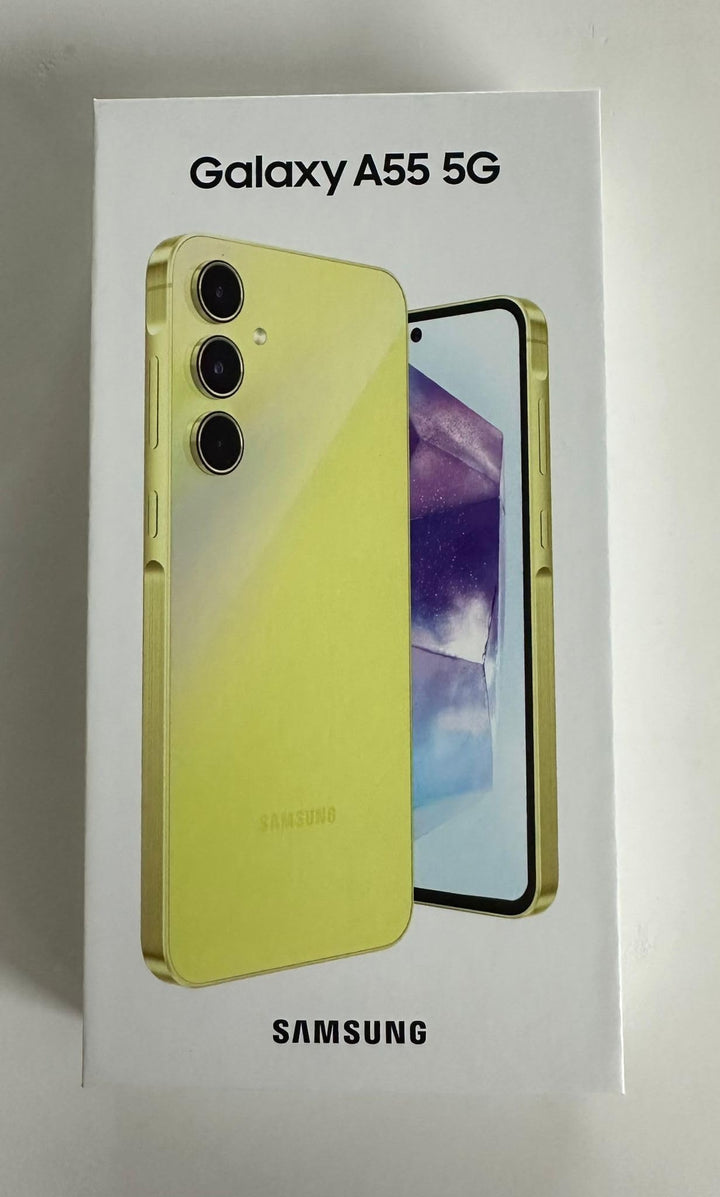 SAMSUNG Galaxy A55 5G Smartphone 128 GB Limette, Black