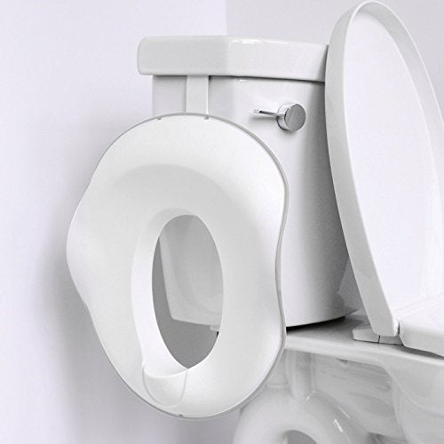 Ubbi einstellbarer Toilettentrainer, leicht zu reinigender Töpfchentrainingstrainer, Grau Adjustable