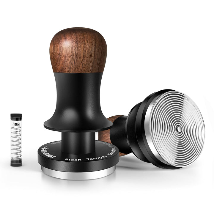MHW-3BOMBER 51 mm Espresso-Kaffee-Tamper mit drei federbelasteten, kalibrierten Espresso-Tamper 13,6