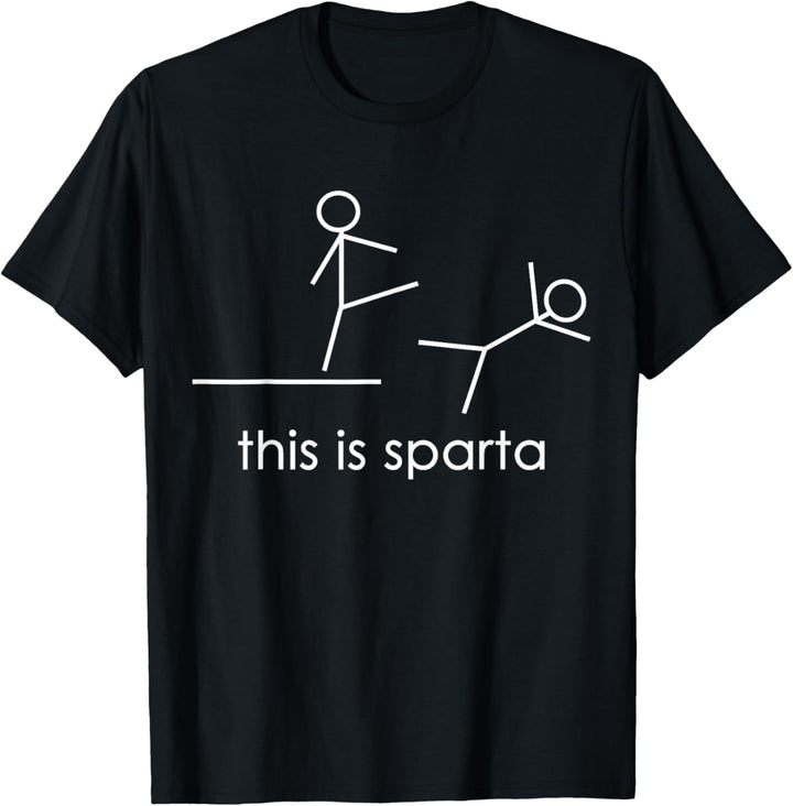 This Is Sparta T-Shirt Lustiger Spruch Sarkastisch Neuheit Humor T-Shirt