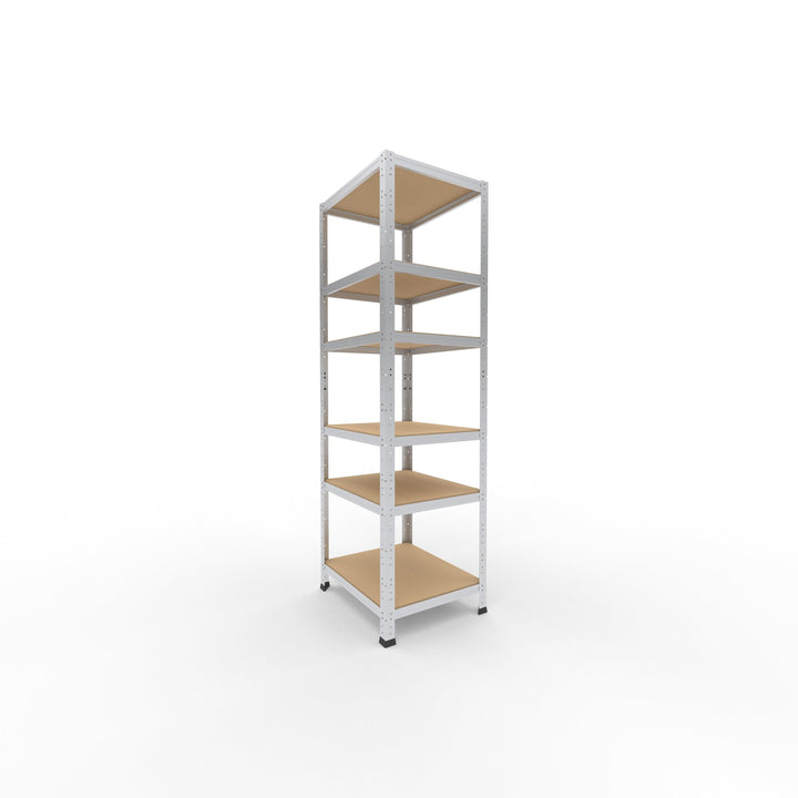 shelfplaza® 180x50x60cm Home Schwerlastregal verzinkt/Metallregal mit 6 Böden/Kellerregal Metall, Ga