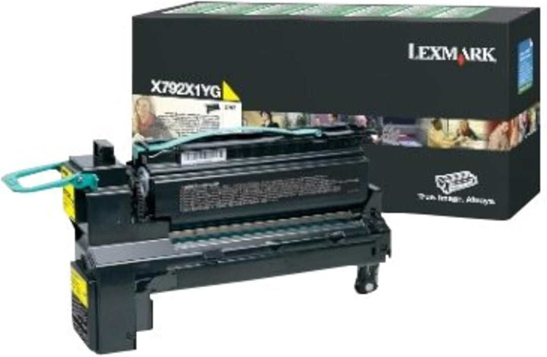 Lexmark X792X2YG X792 Tonerkartusche Standardkapazität 20.000 Seiten 1er-Pack, gelb Yellow, Yellow