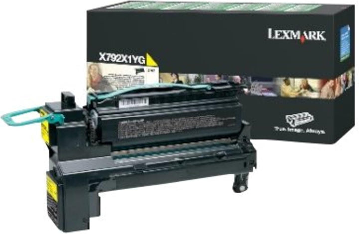 Lexmark X792X2YG X792 Tonerkartusche Standardkapazität 20.000 Seiten 1er-Pack, gelb Yellow, Yellow