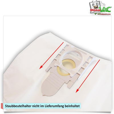 MisterVac Staubsaugerbeutel 10 Stück kompatibel mit Thomas AQUA PET & FAMILY