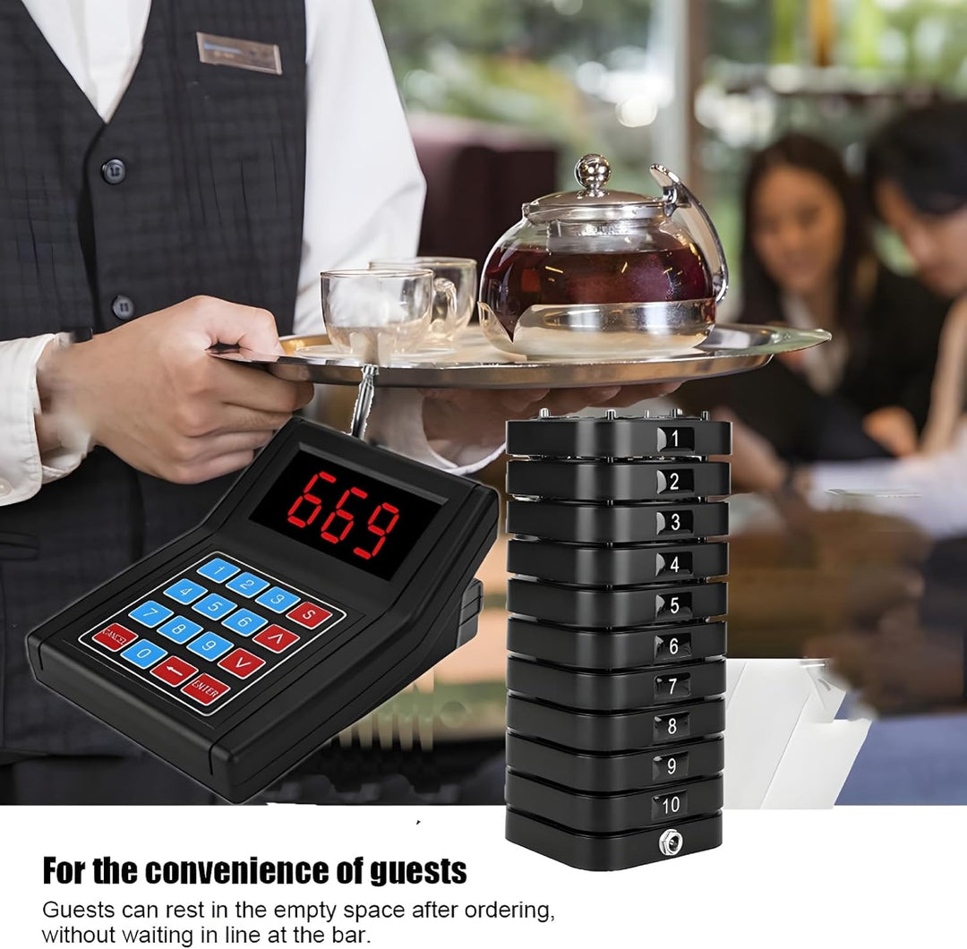 Pager System Restaurant Pager Drahtloses Gästeruf Kundenrufsystem Paging System Wireless Calling Sys