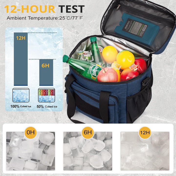 Taktische Lunch-Tasche für Männer, Isolierte und Auslaufsichere Lunchbox mit MOLLE-System, Grosse Kü