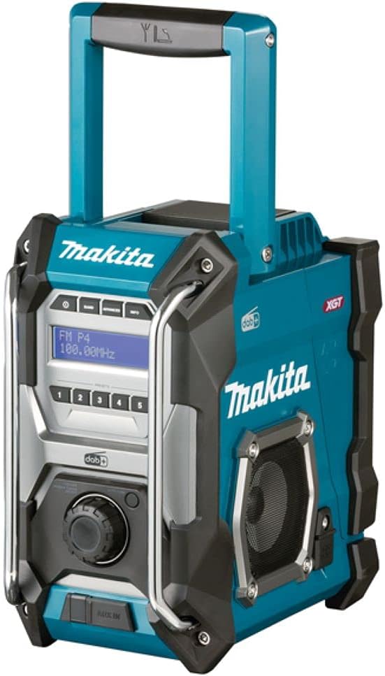 Makita MR003GZ Akku-Baustellenradio Auxiliary Schwarz, Türkis