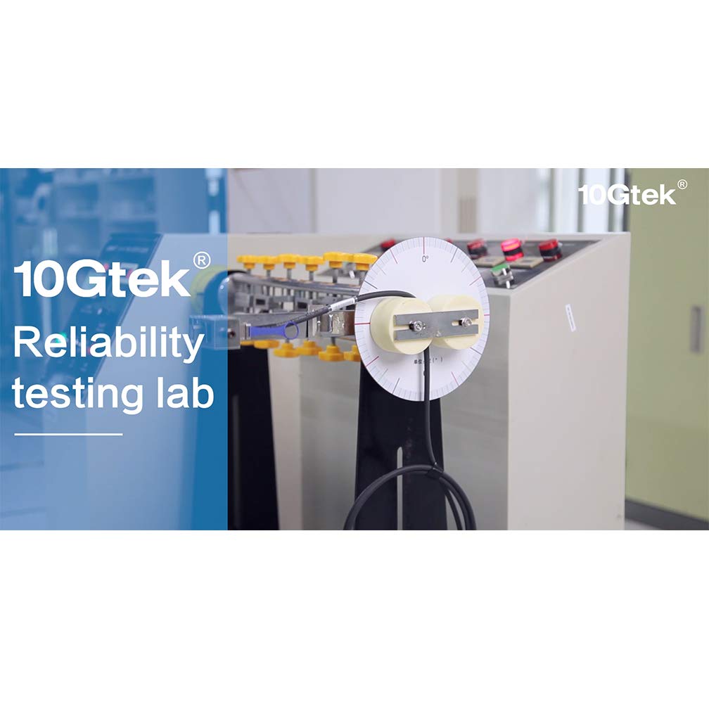 10Gtek 25G SFP28 DAC Kabel 0.3-Meter(0.98ft), 25GBASE-CR Passive Direct Attach Copper Twinax Cable f